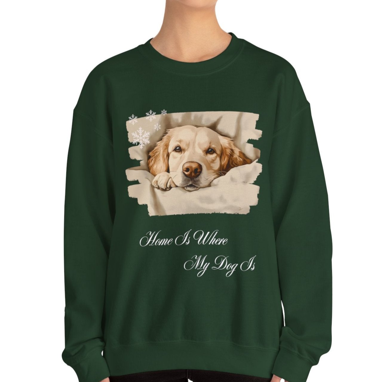 golden retriever lover christmas sweater