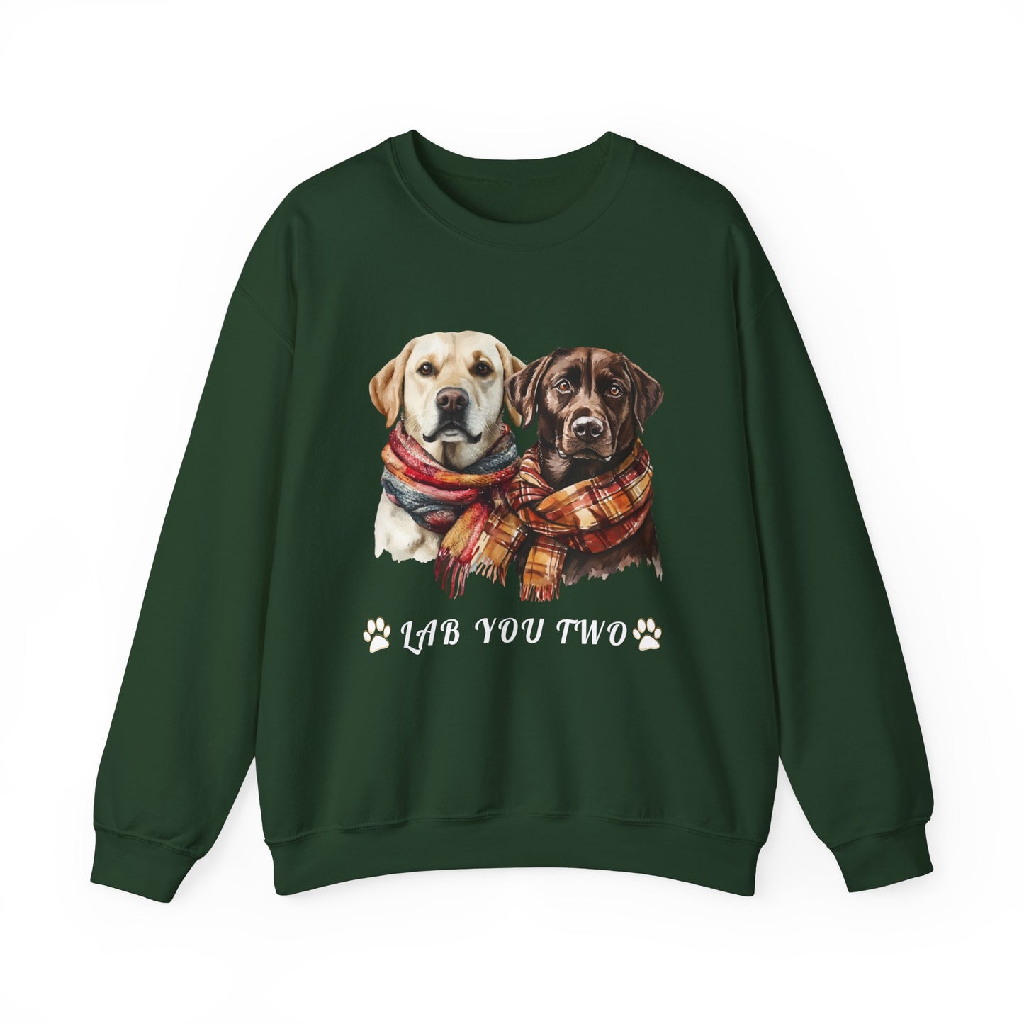 "Lab You Two" Labrador Sweatshirt – A Perfect Gift for Dog Lovers