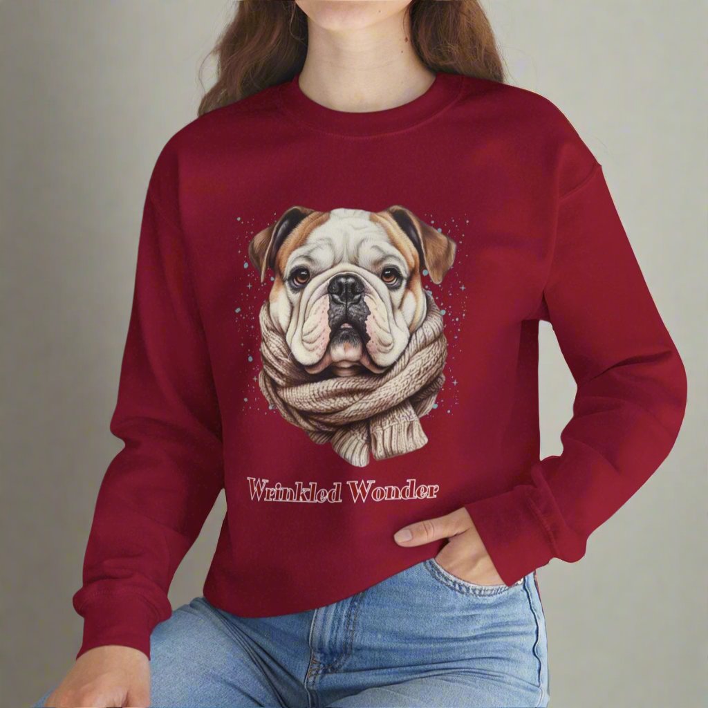 "Wrinkled Wonder" English Bulldog Sweatshirt – The Ideal Gift for Dog Lovers