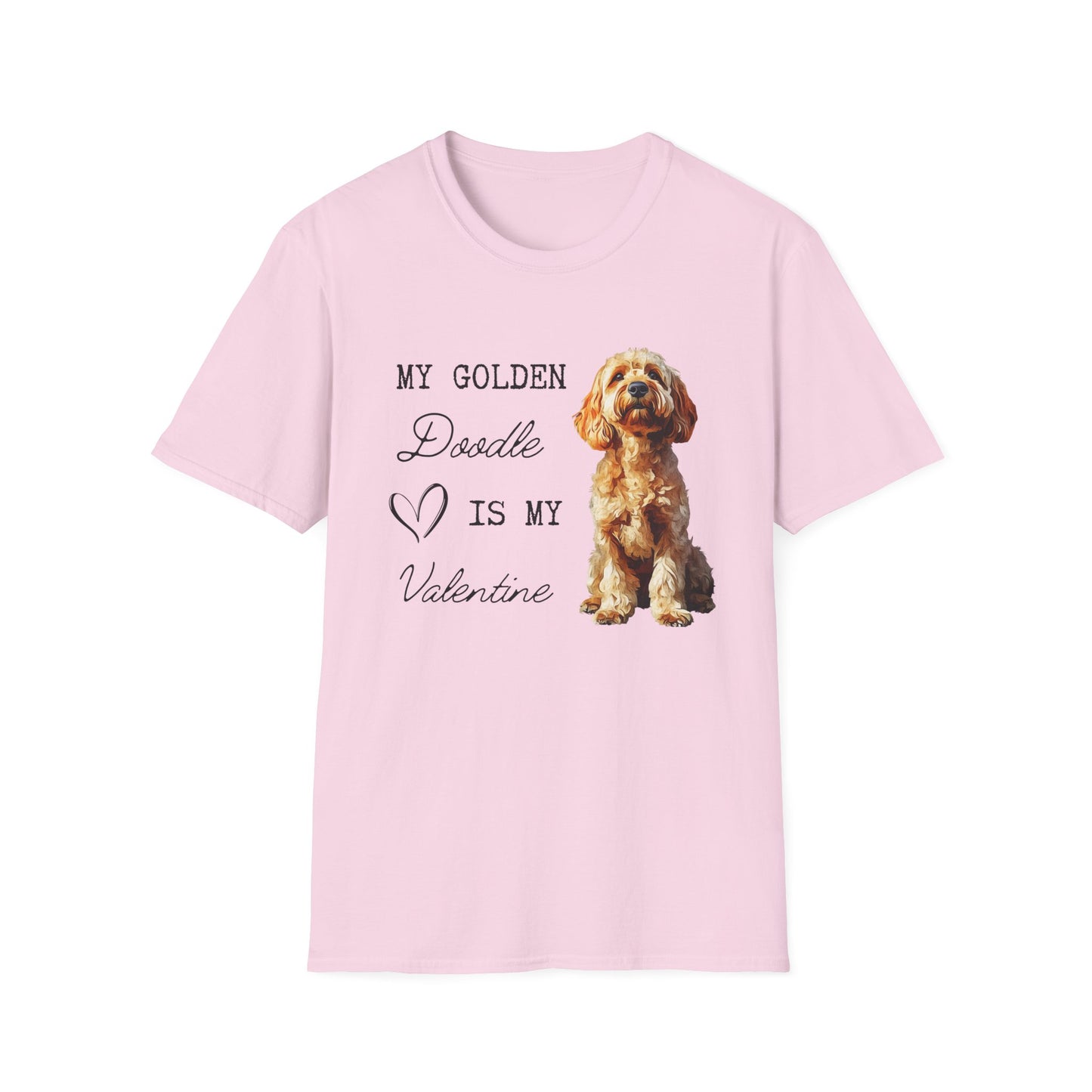 Golden Doodle Valentine's Day T-shirt