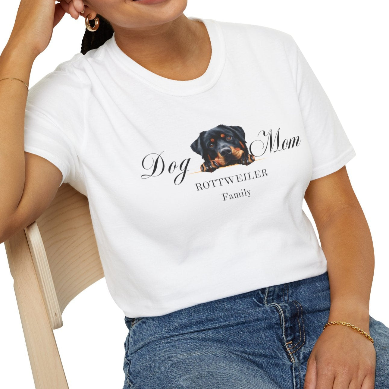 rottweiler dog mom t-shirt, rottie dog lover gift