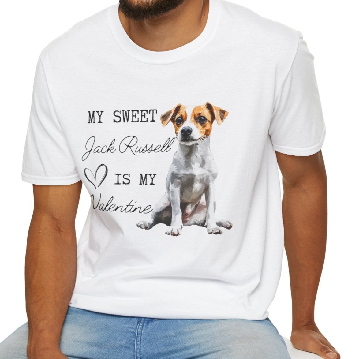 Jack Russell- My Sweet Jack Russell is My Valentine - T-shirt