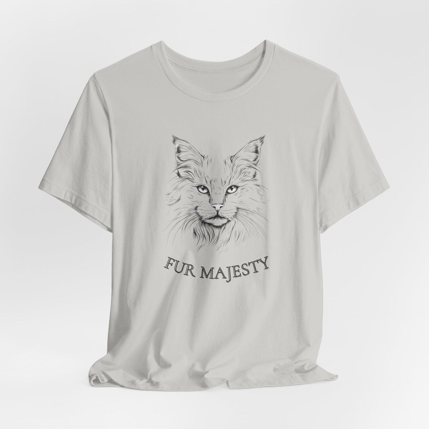 Fur Majesty Unisex Jersey T-Shirt – For the Cat Royalty Lovers