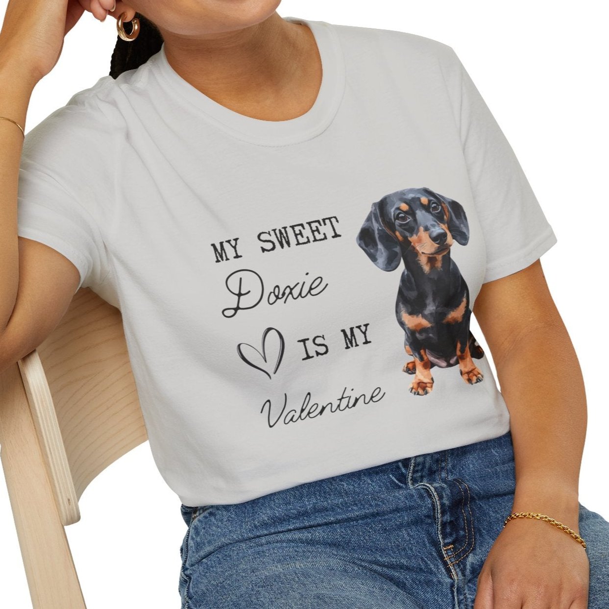 Dachshund - My Sweet Dachshund is My Valentine - T-shirt