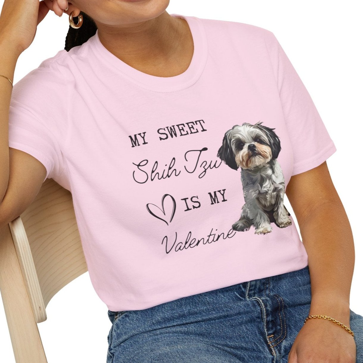 Shih Tzu - My Sweet Shih Tzu is My Valentine - T-shirt