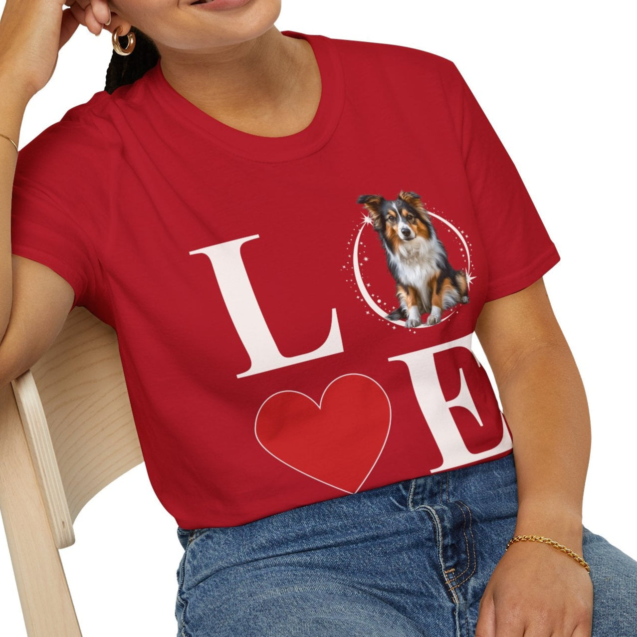 Shetland Sheepdog (Sheltie) Love T-Shirt