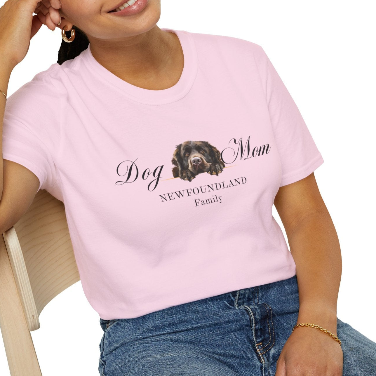 newfoundland mom t-shirt, valentine's gift , mother's day gift for dog mom