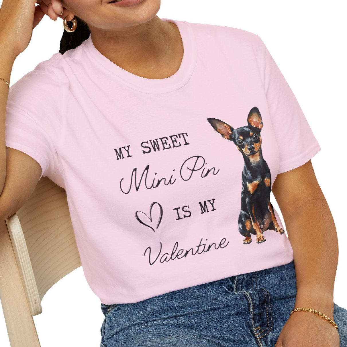 Miniature Pinscher Lover Valentine's Shirt