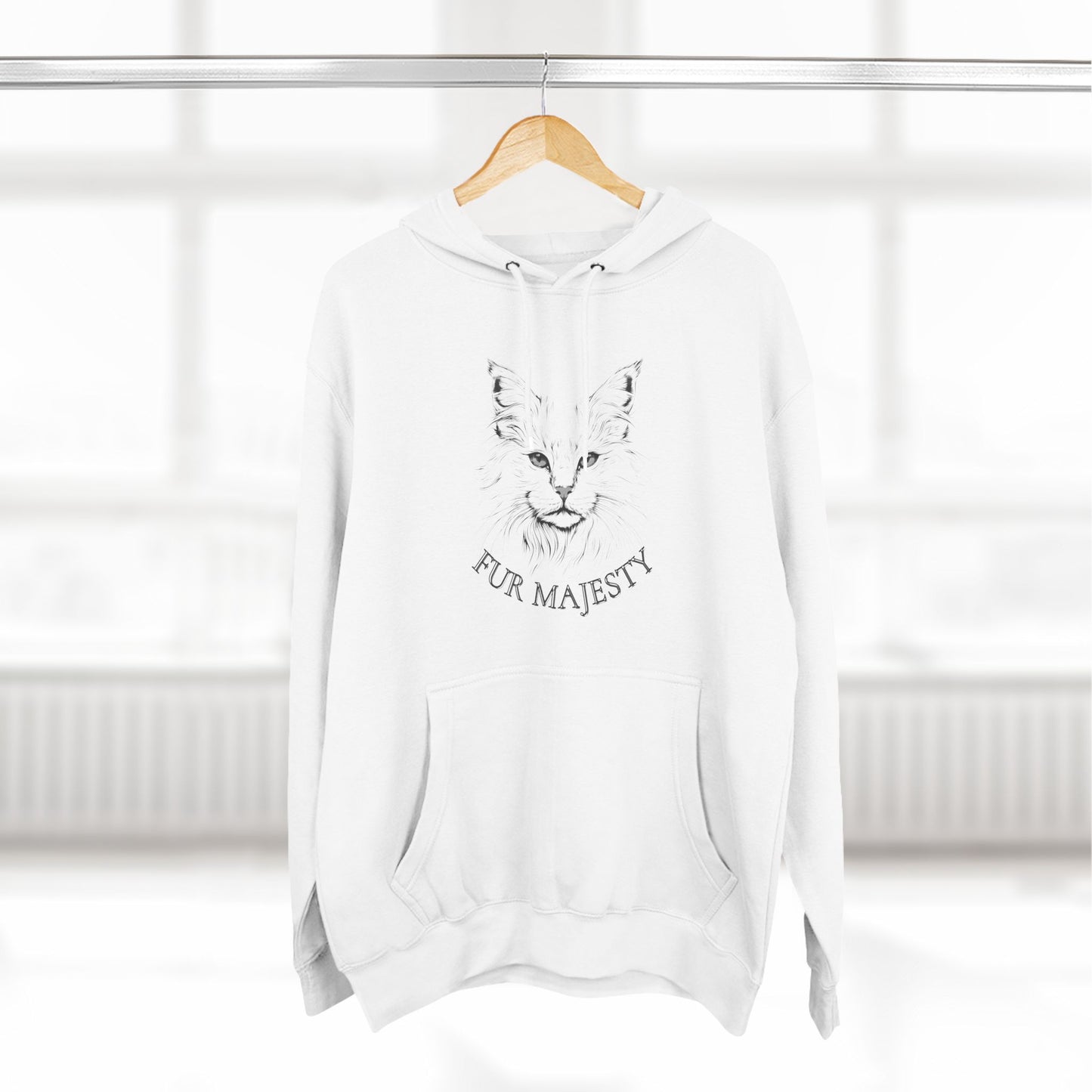 Fur Majesty Hoodie – Regal Comfort for Cat Lovers