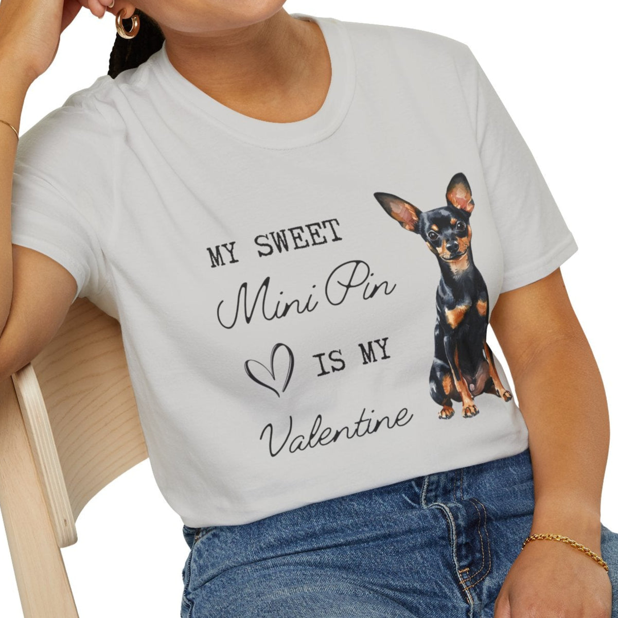 Miniature Pinscher Lover Valentine's Shirt