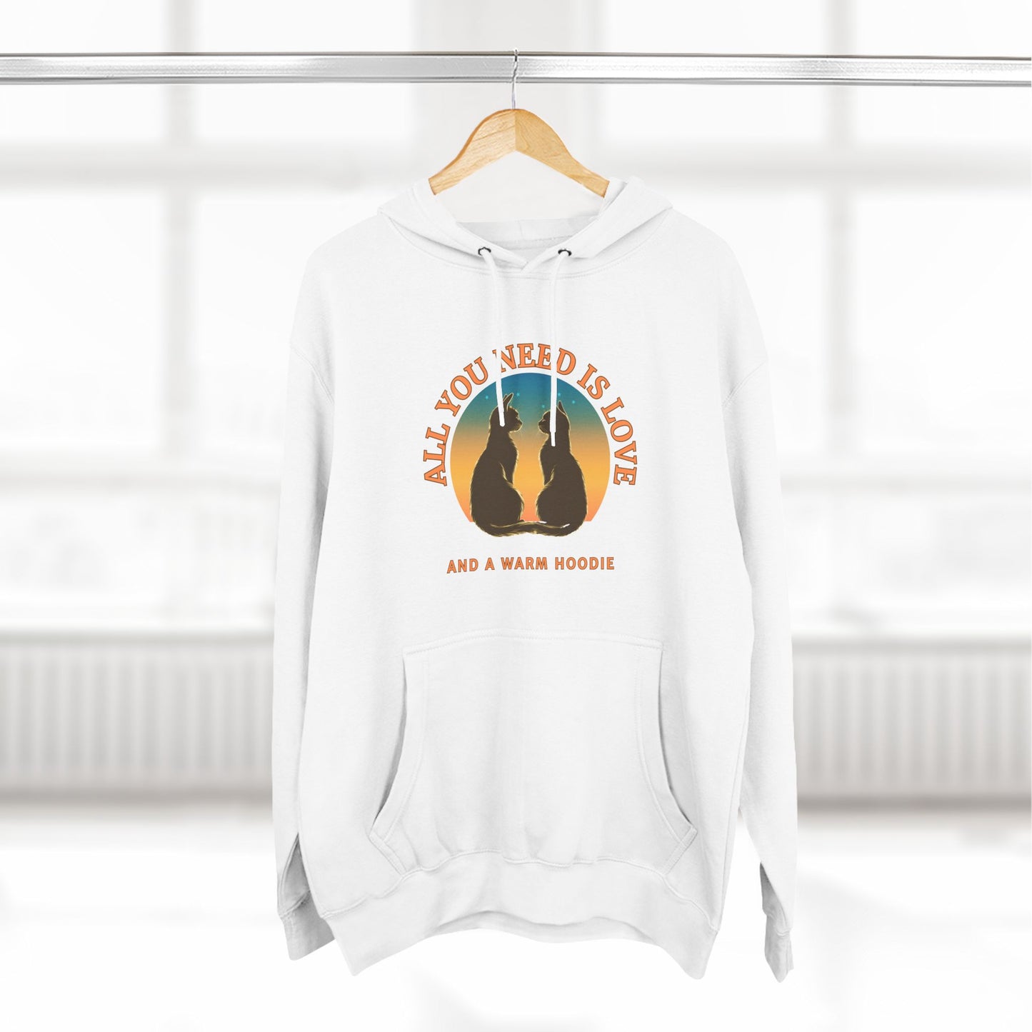 All You Need is Love And A Hoodie - Fleece Hoodie