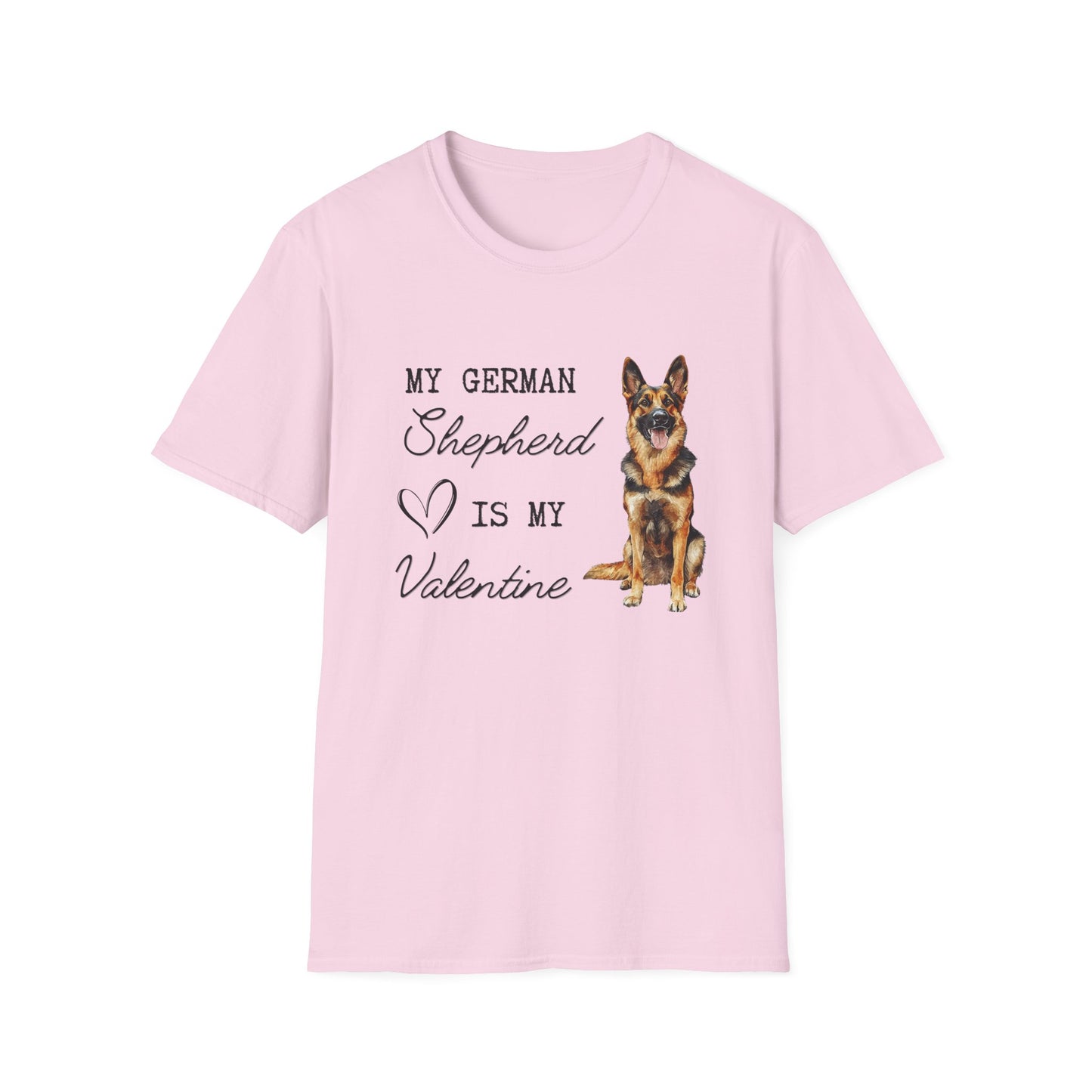 German Shepherd - My German Shepherd is My Valentine - T-shirt