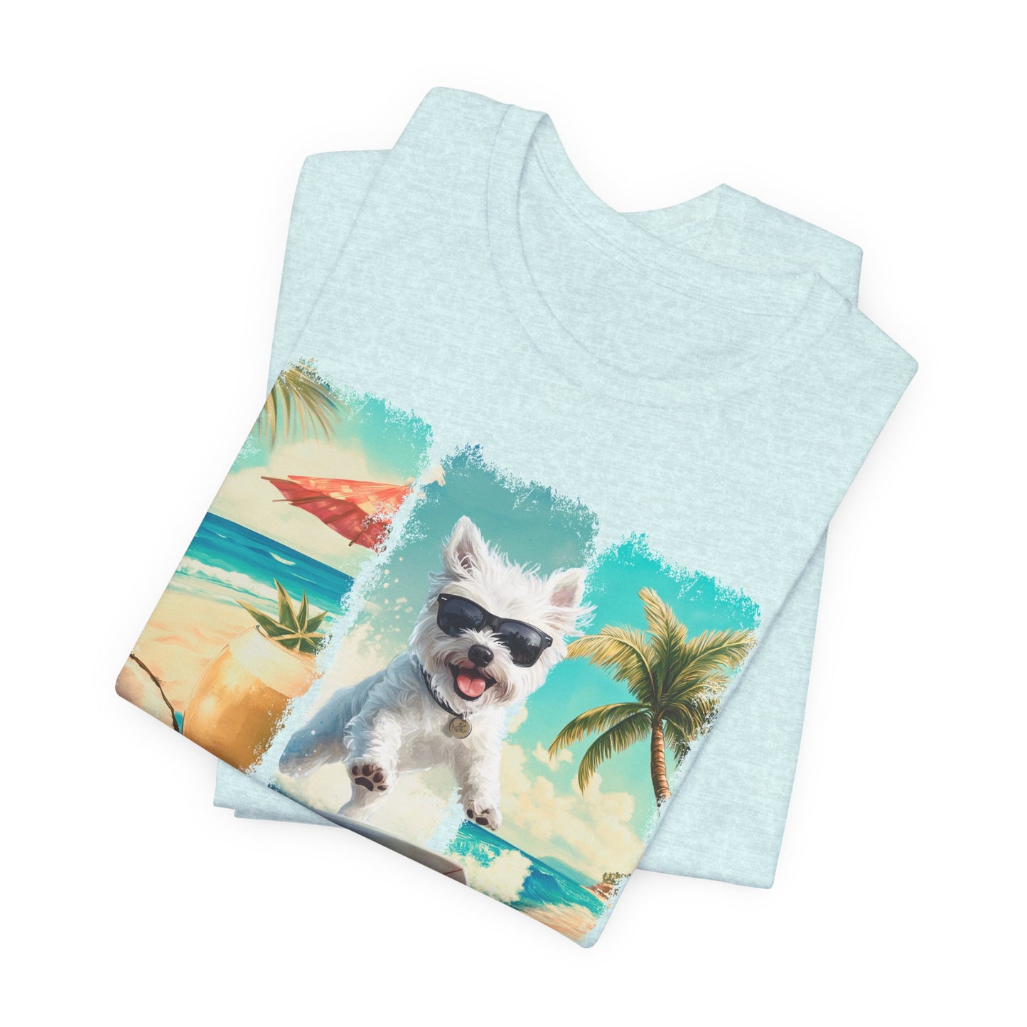 Summer Vibes – Surf Squad – Westie T-Shirt