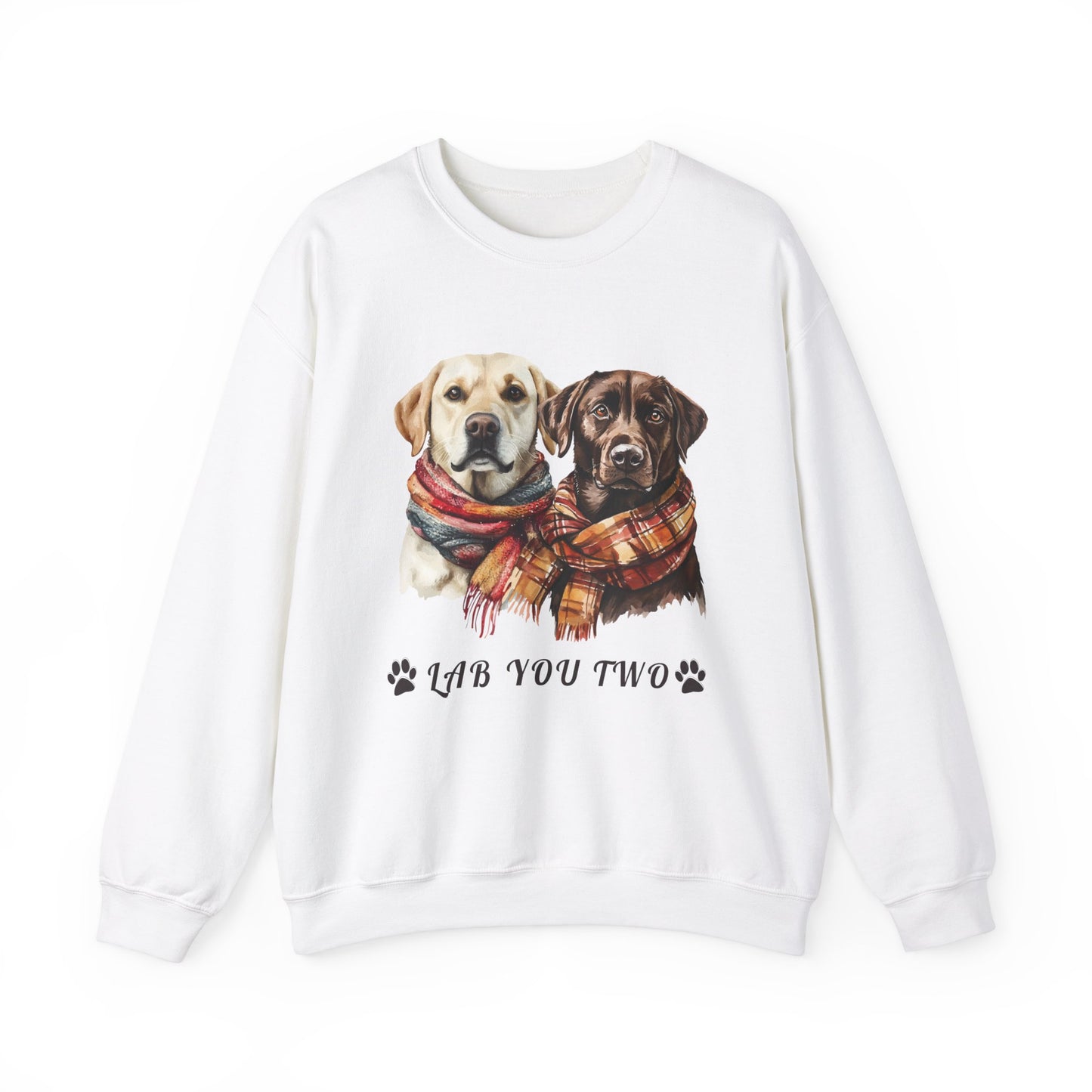 "Lab You Two" Labrador Sweatshirt – A Perfect Gift for Dog Lovers