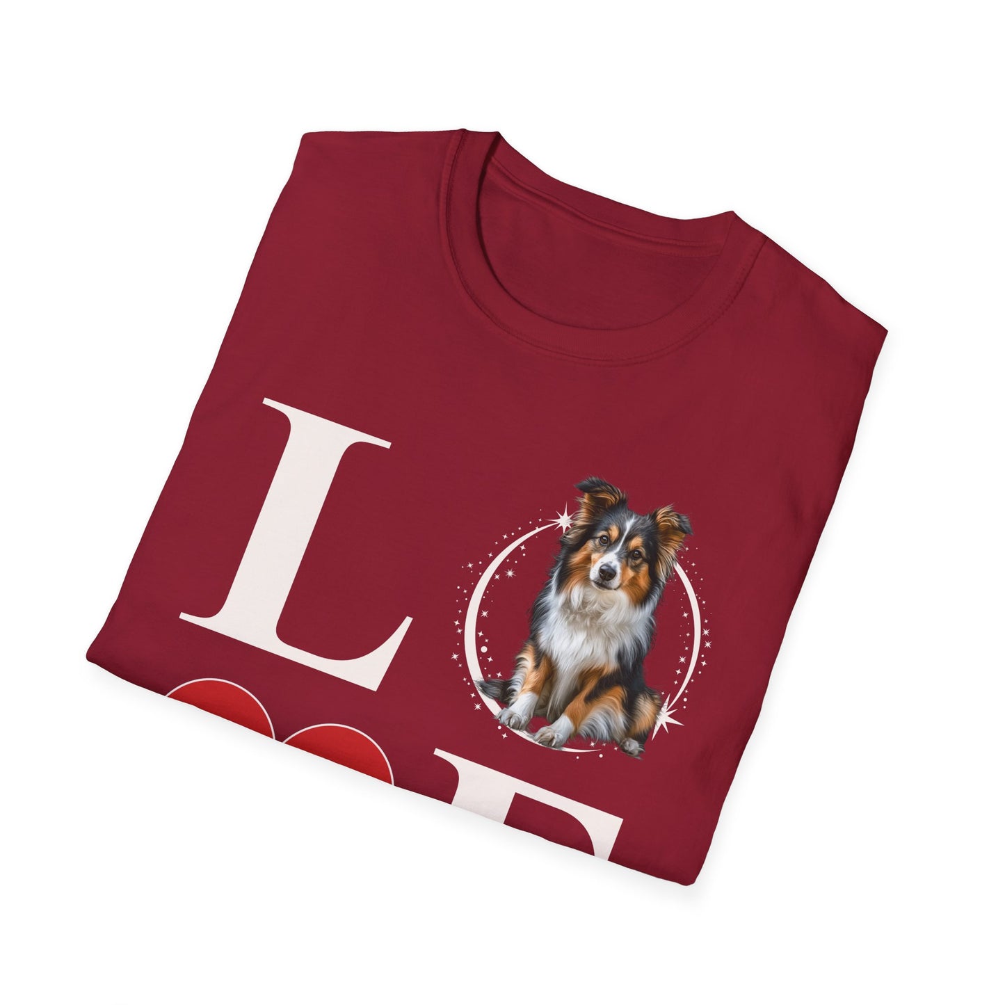 Shetland Sheepdog (Sheltie) Love T-Shirt