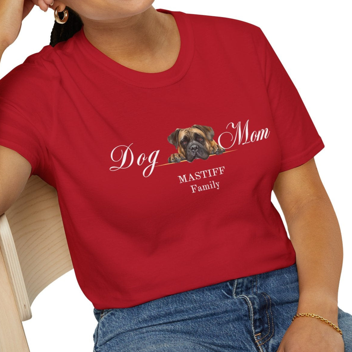 mastiff mom t-shirt, english mastiff lover gift