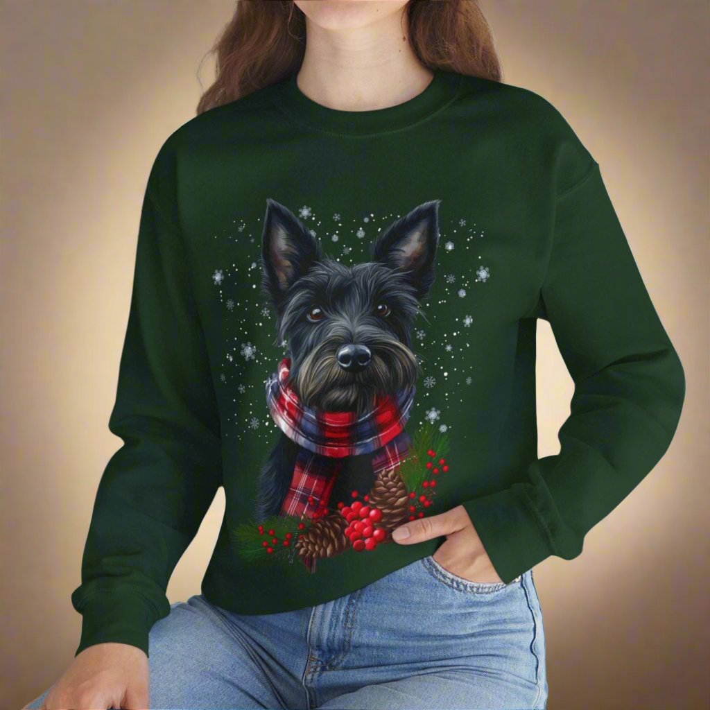 Scottish Terrier - Festive Scottie Sweater