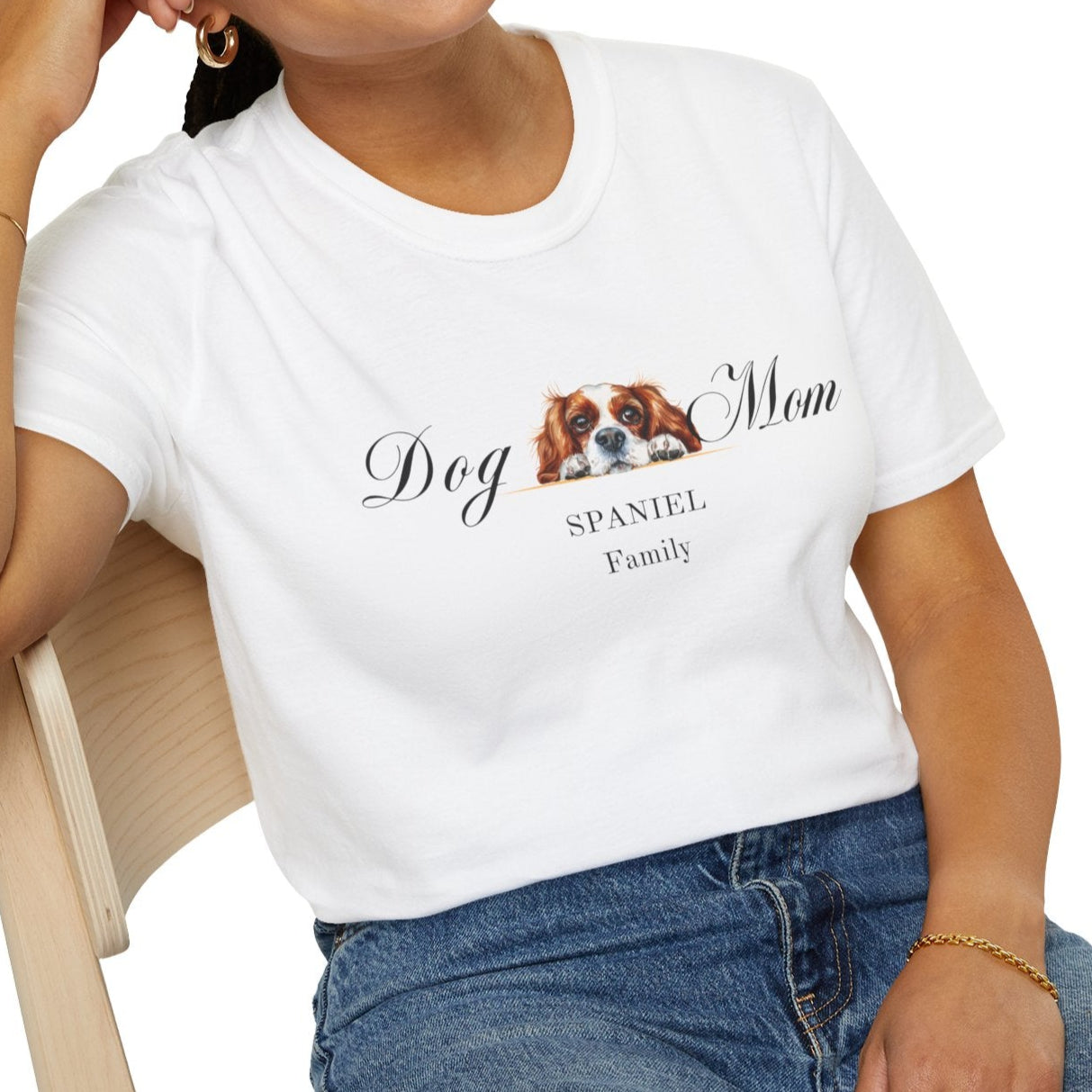 cavalier king charles  spaniel mom t-shirt, cavalier king charles lover gift