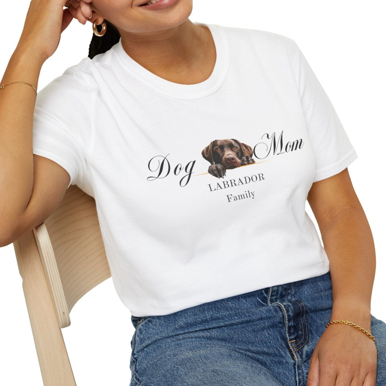 labrador mom t-shirt, chocolate labrador lover gift