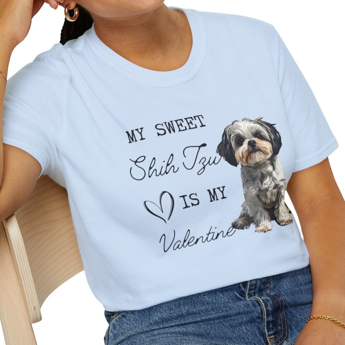 Shih Tzu - My Sweet Shih Tzu is My Valentine - T-shirt