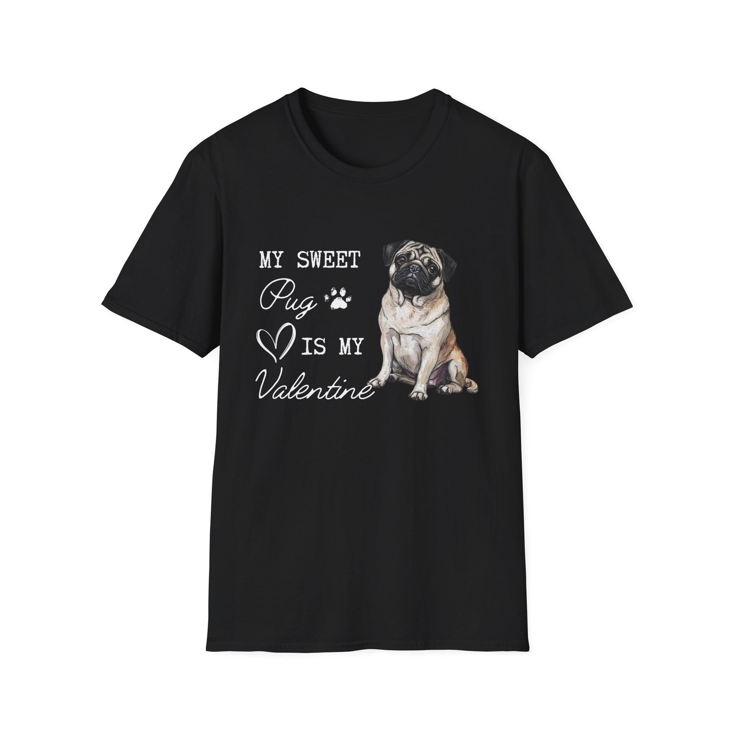 Pug - Pug Valentine's T-shirt For Dog Lovers