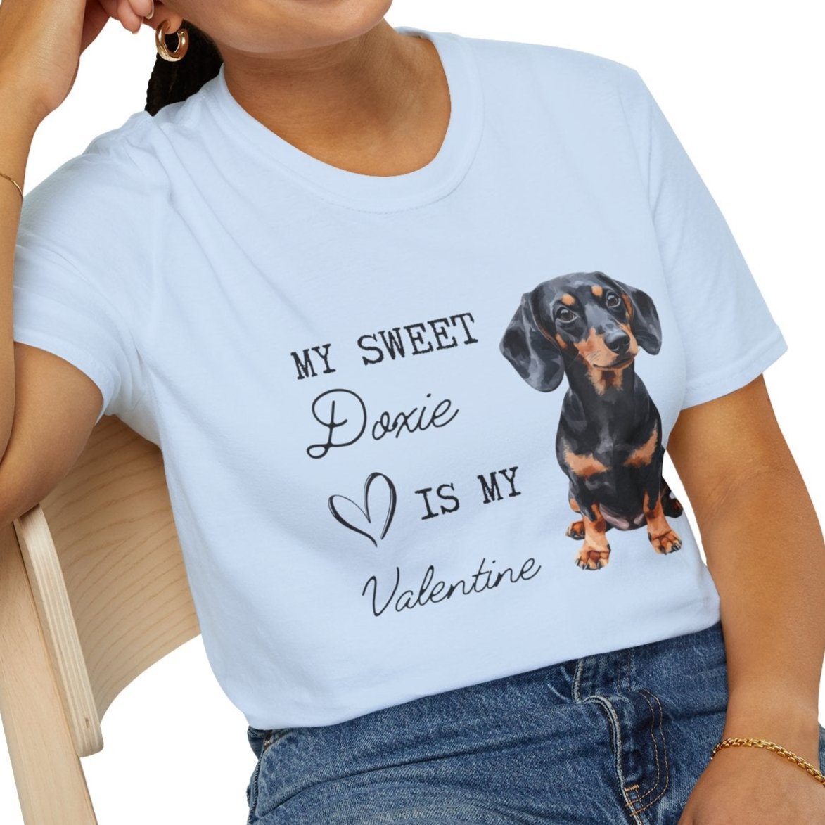 Dachshund - My Sweet Dachshund is My Valentine - T-shirt