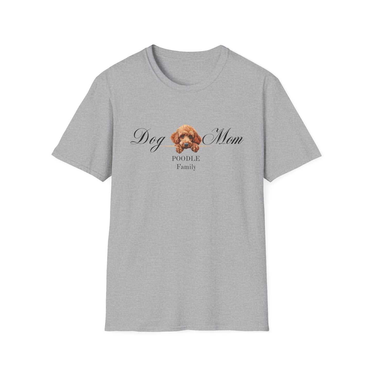 Poodle - Brown Poodle Dog Mom T-Shirt