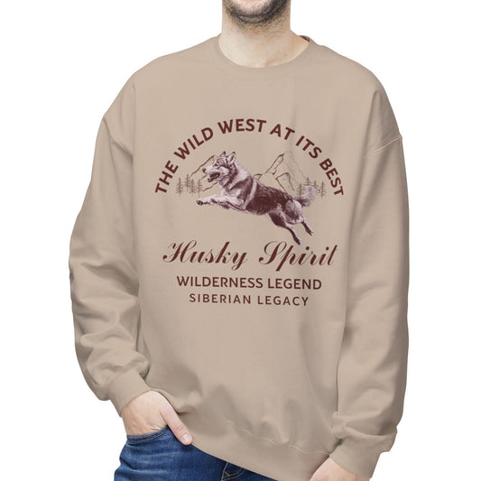 Siberian Husky Spirit – Wild West Edition Sweater