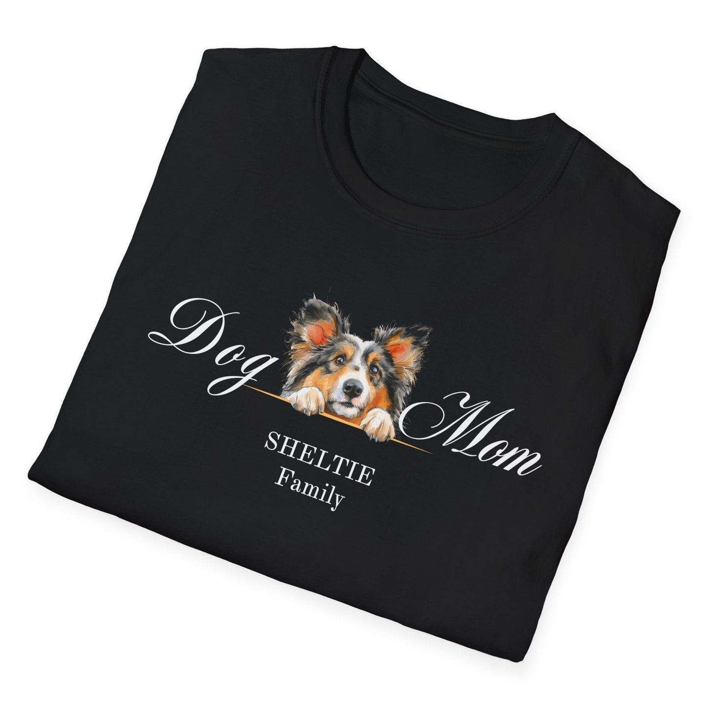 shetland sheepdog sheltie dog mom t-shirt