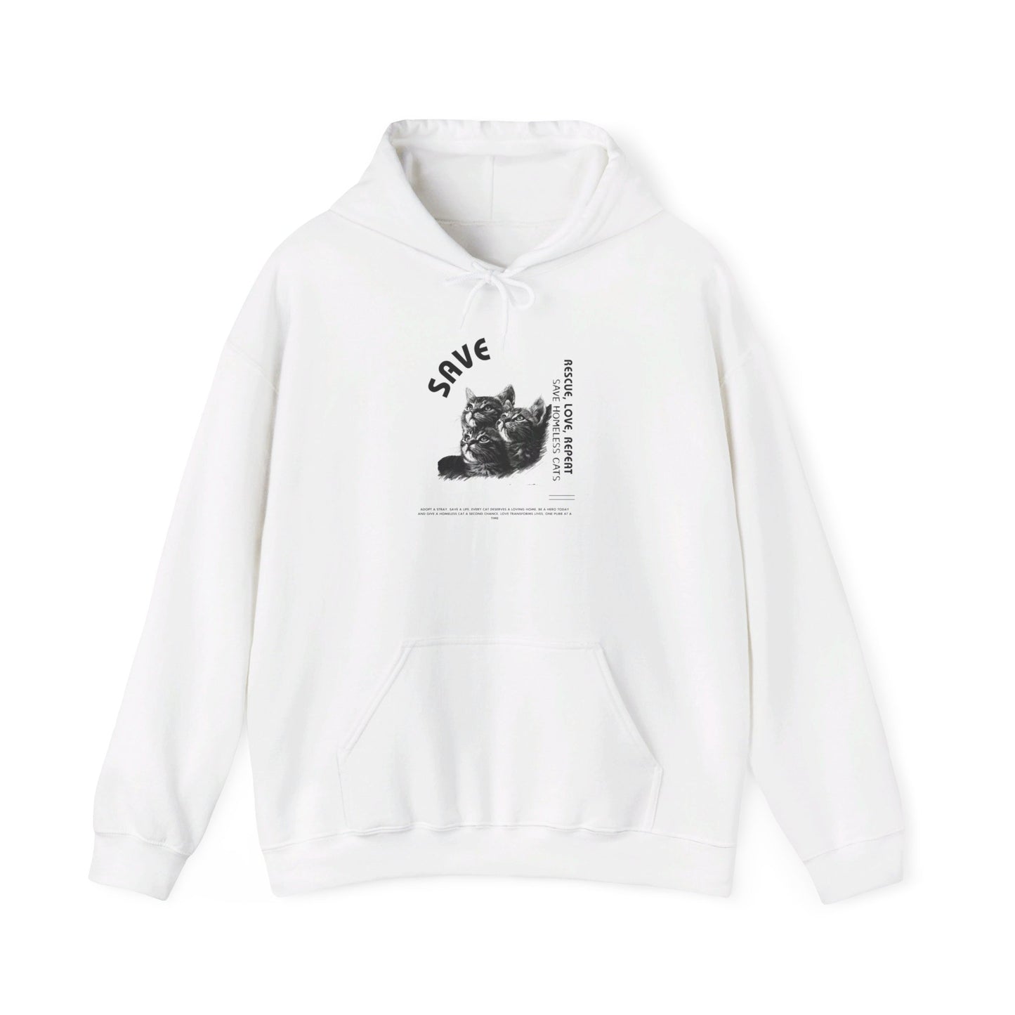 "Save Cats" Unisex Heavy Blend™ Hooded Sweatshirt