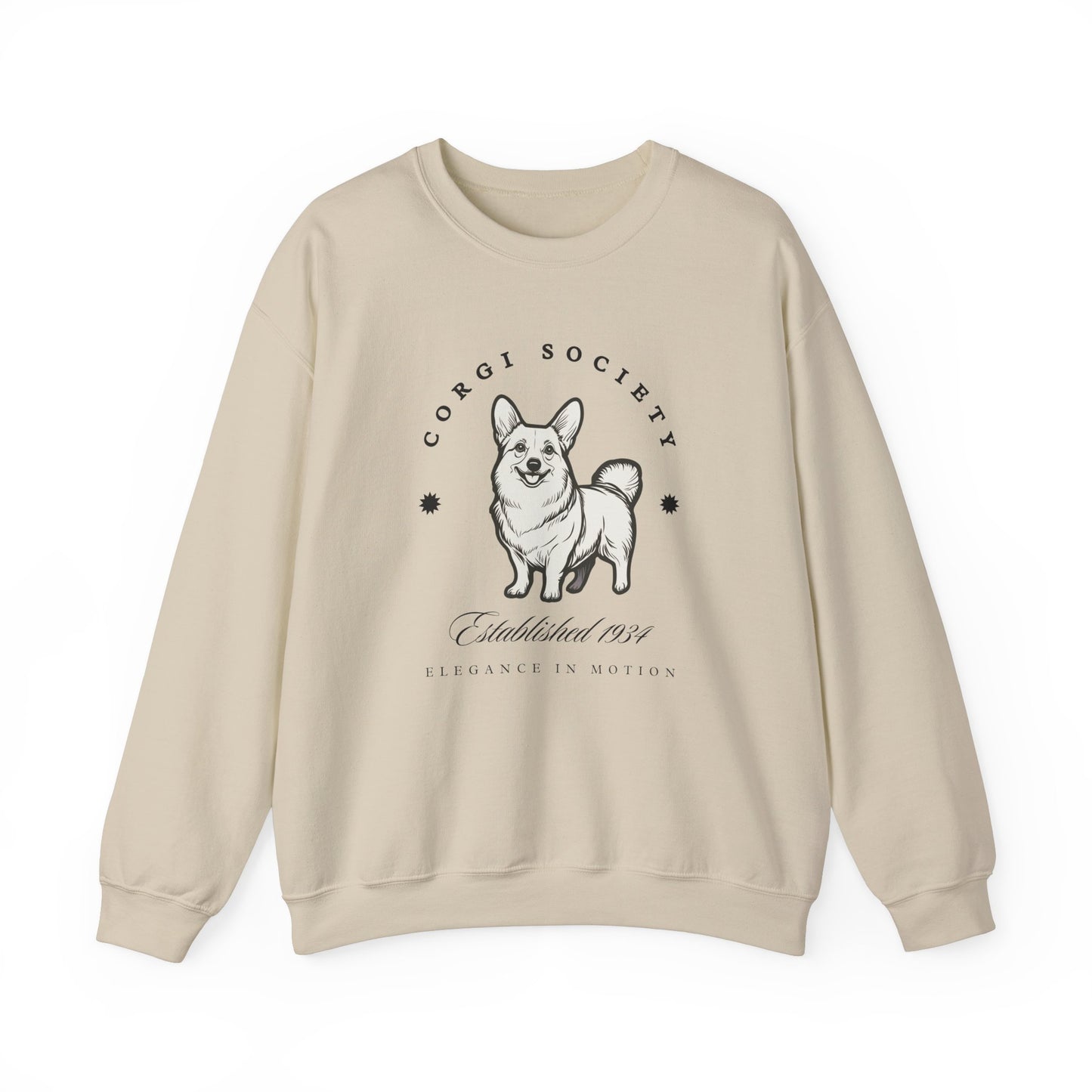 Corgi Society Retro-Style Sweatshirt