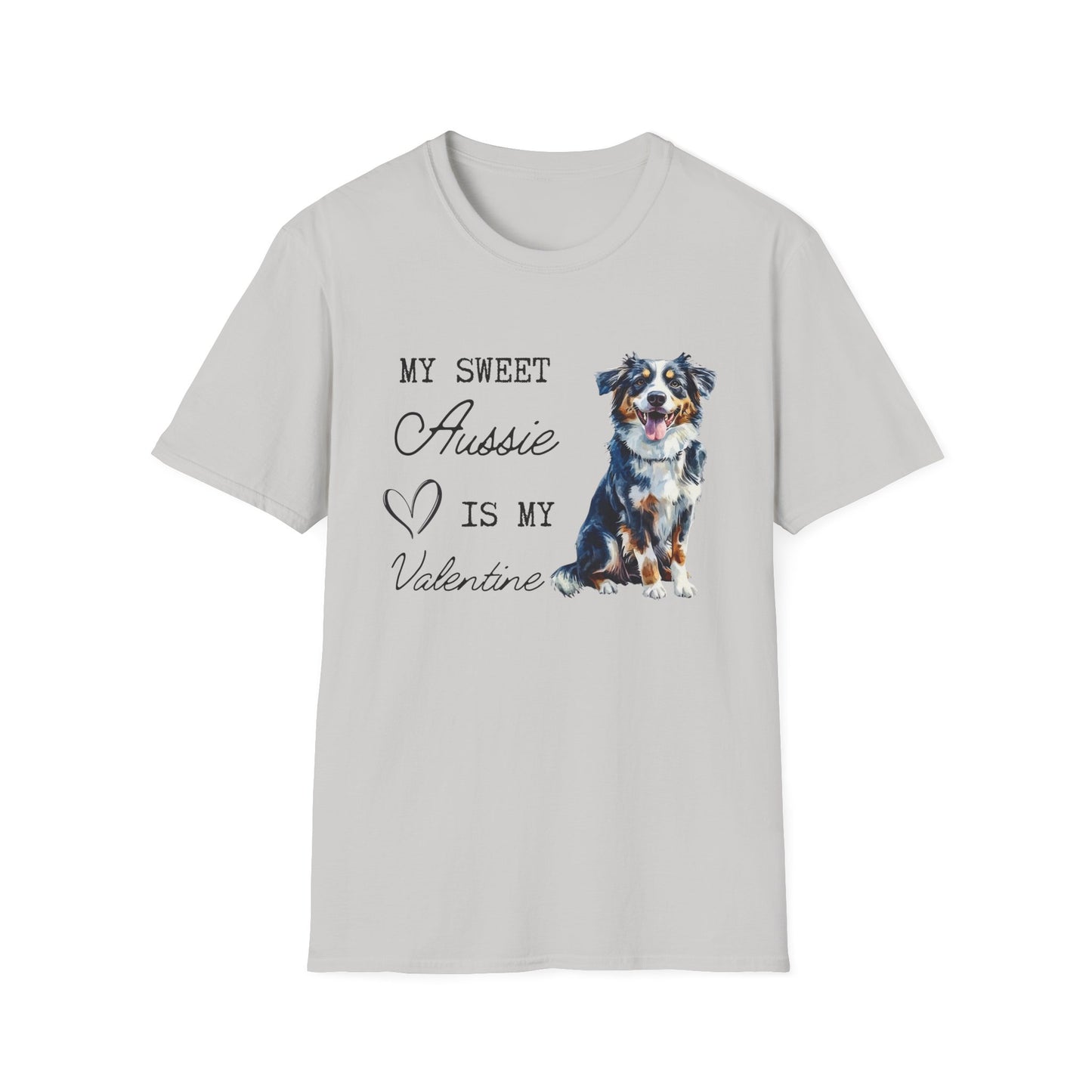 Australian Shepherd - My Aussie is My Valentine - T-shirt