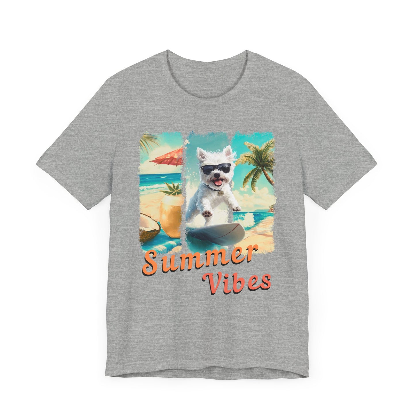 Summer Vibes – Surf Squad – Westie T-Shirt