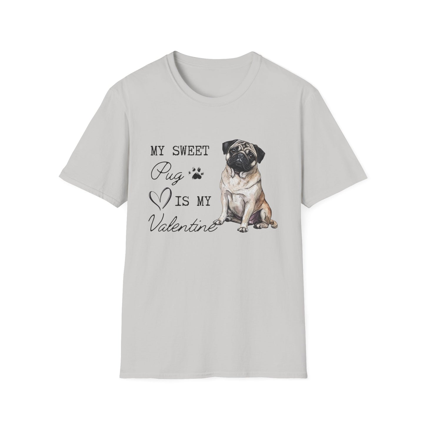 Pug - Pug Valentine's T-shirt For Dog Lovers