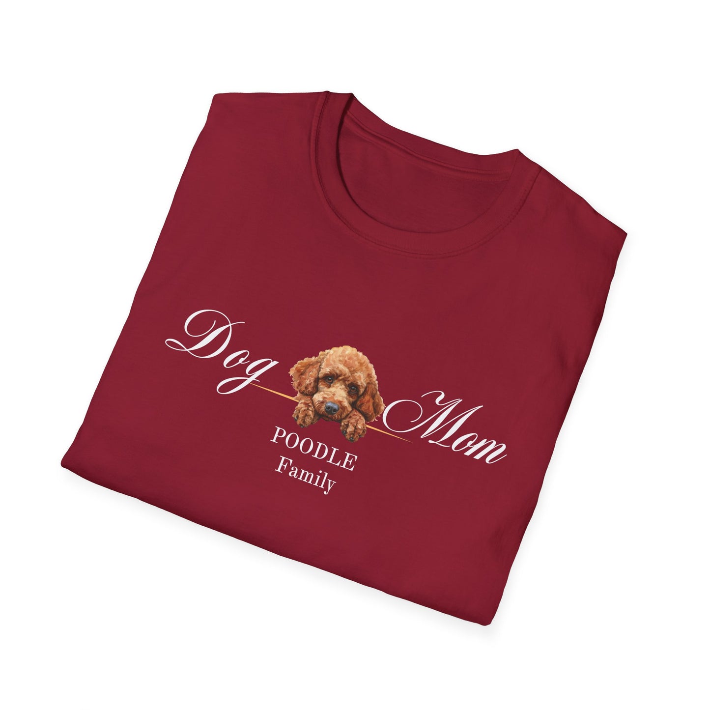 Poodle - Brown Poodle Dog Mom T-Shirt