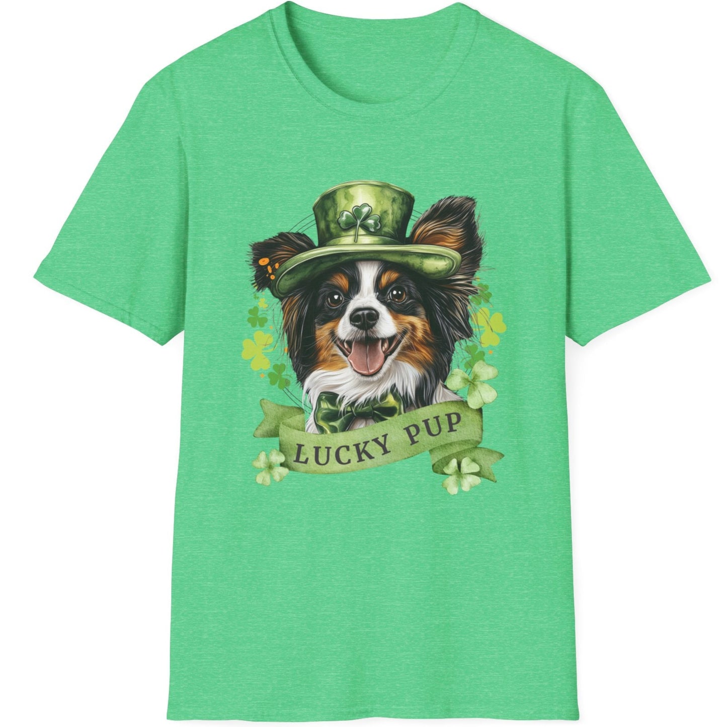 papillon dog lover st. patrick's day t-shirt