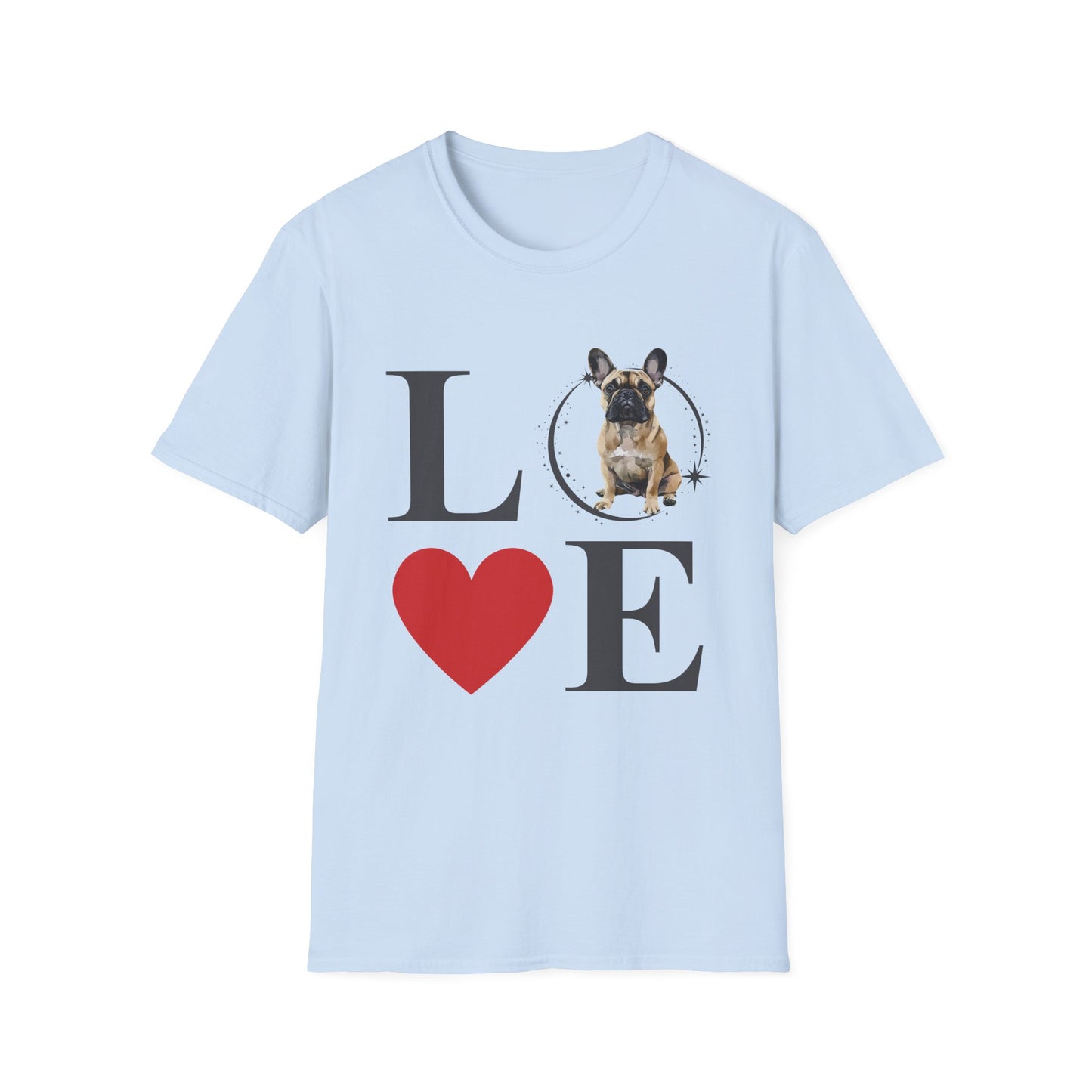 French Bulldog (Fawn) - Frenchie Love - T-shirt