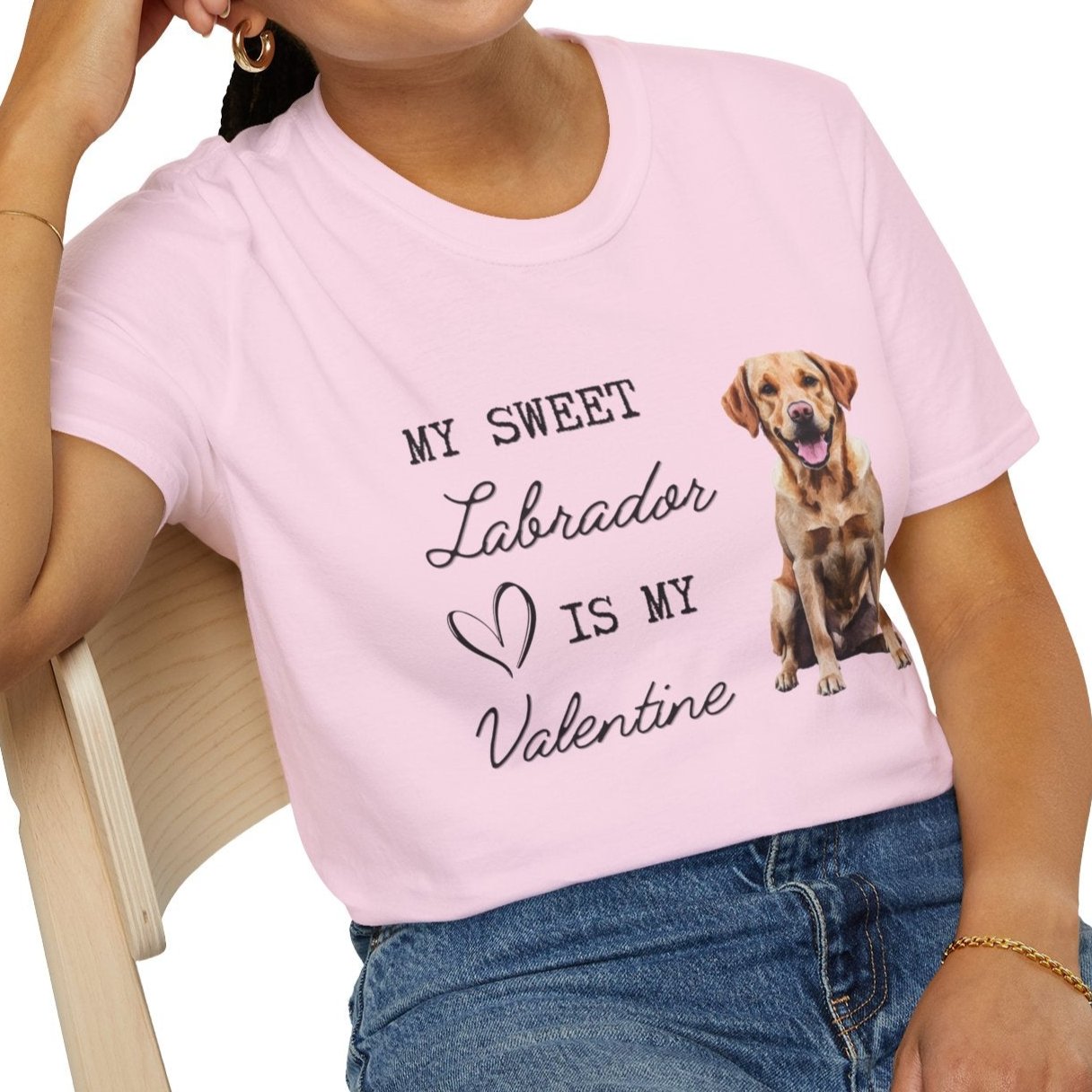 Labrador Retriever - My Sweet Labrador is My Valentine - T-shirt