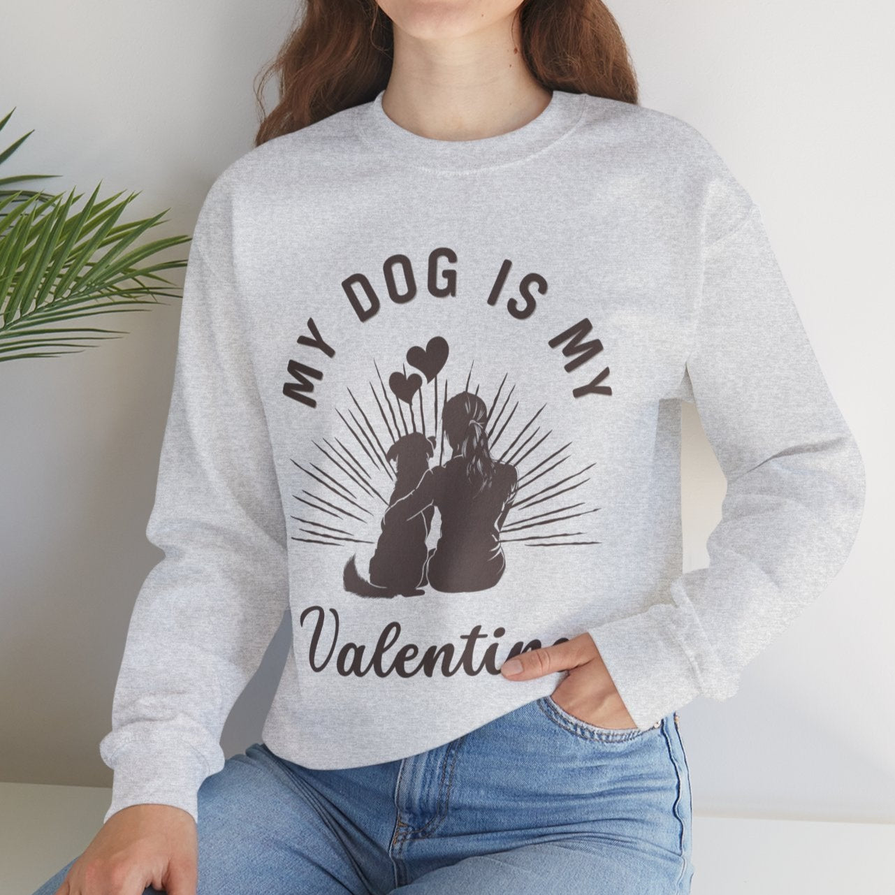 My Dog, My Valentine - Dog Mom Edition Sweater