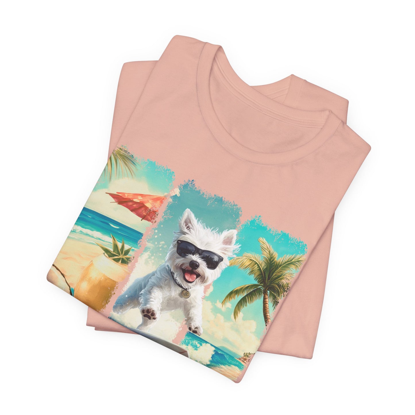 Summer Vibes – Surf Squad – Westie T-Shirt