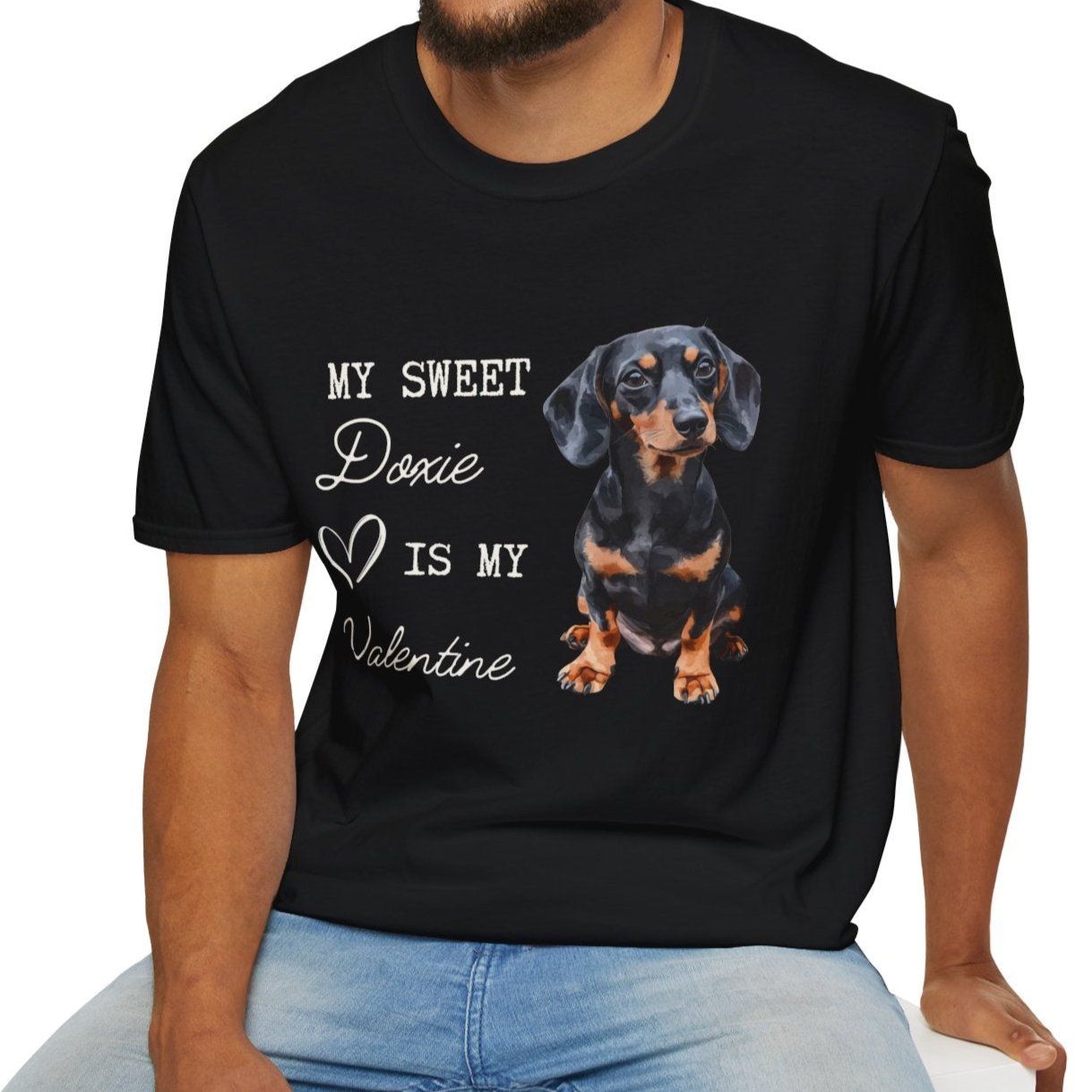 Dachshund - My Sweet Dachshund is My Valentine - T-shirt