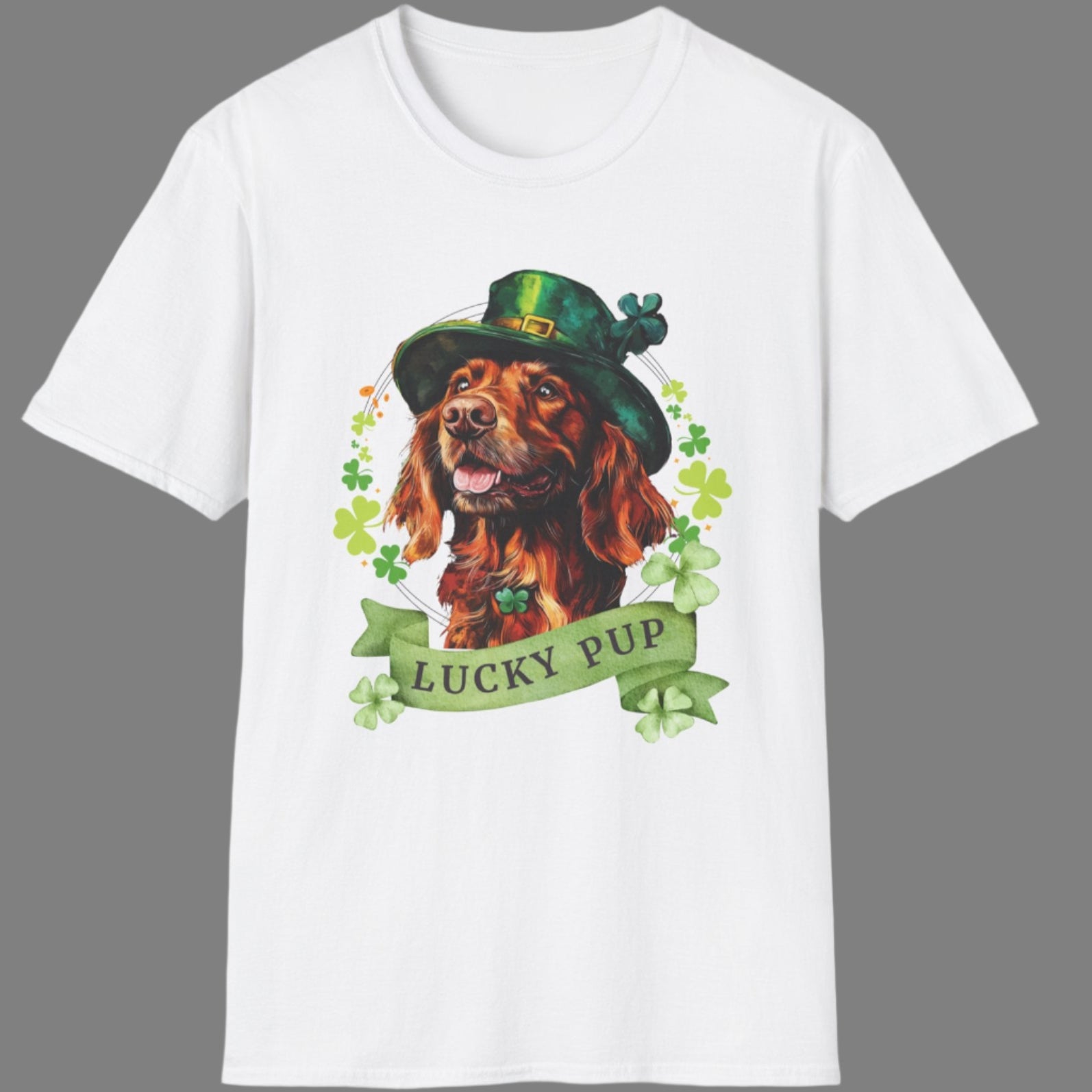 irish setter lover st. patrisk's day tee