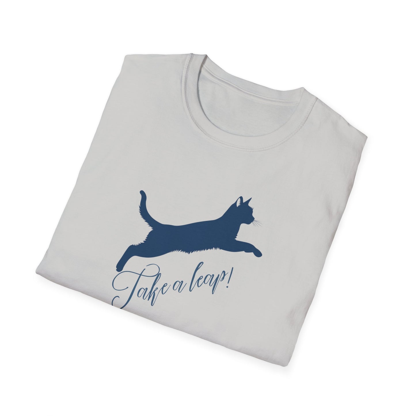 Motivational "Take a Leap"  Unisex Softstyle T-Shirt