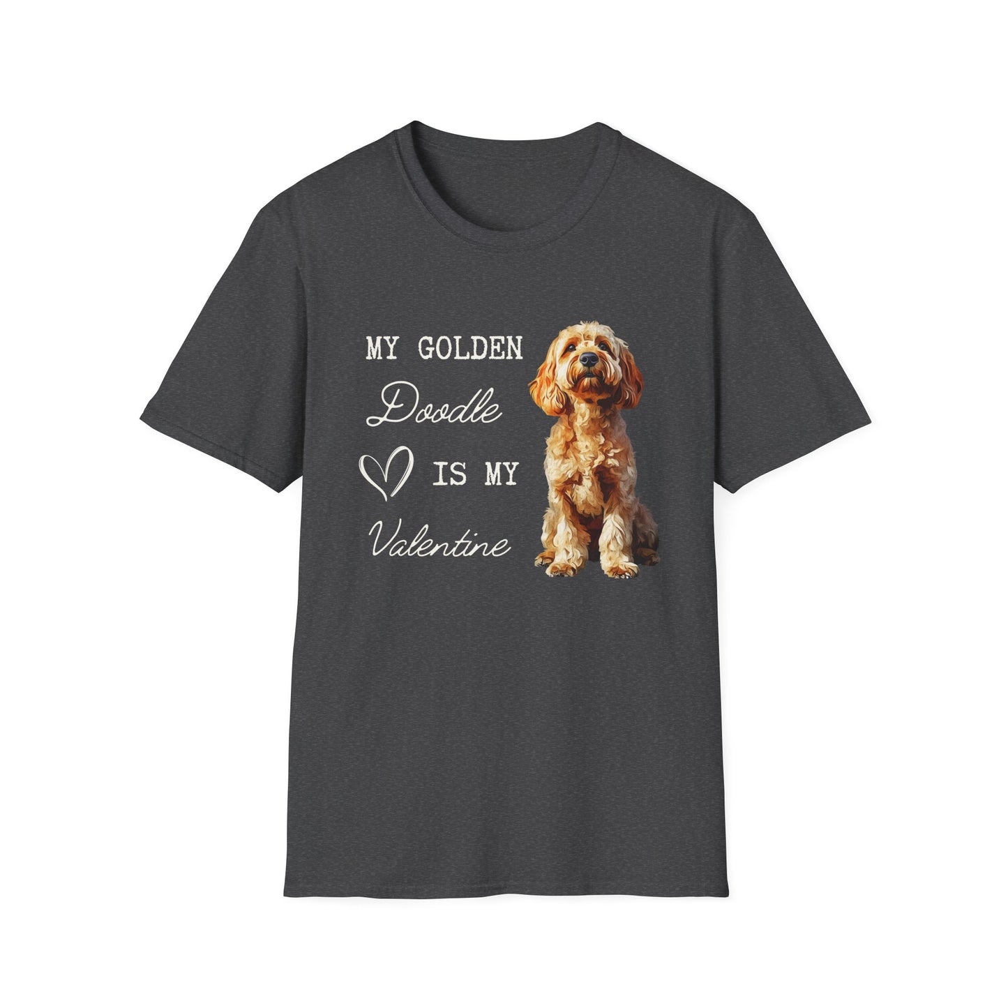 Golden Doodle Valentine's Day T-shirt