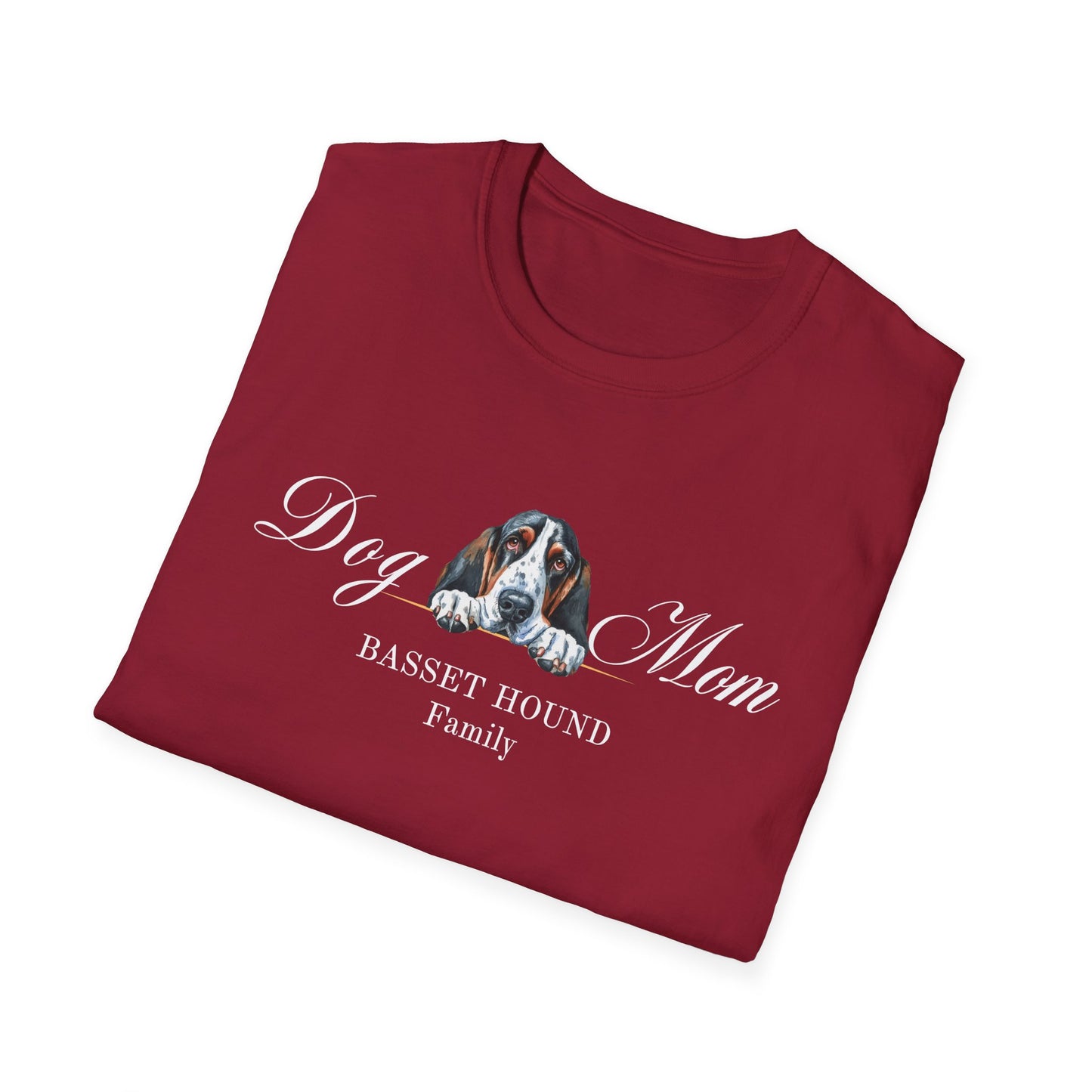 Basset Hound Dog Mom T-Shirt