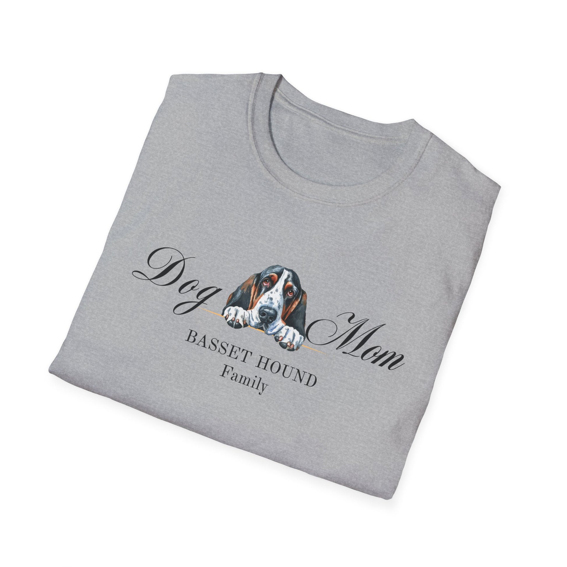 basset hound mom t-shirt, dog mom mother's day gift