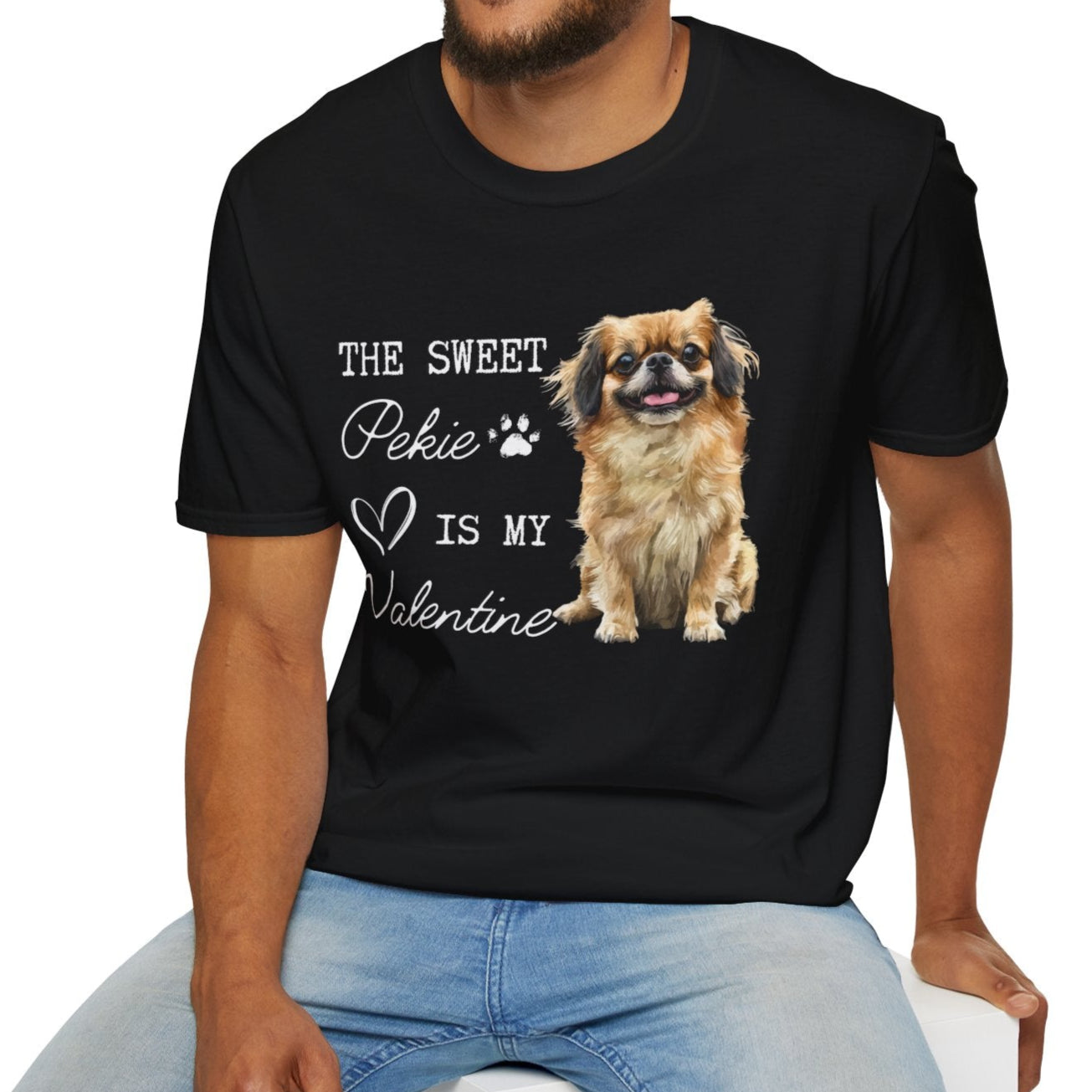 Pekignese - The Sweet Pekie is My Valentine - Shirt