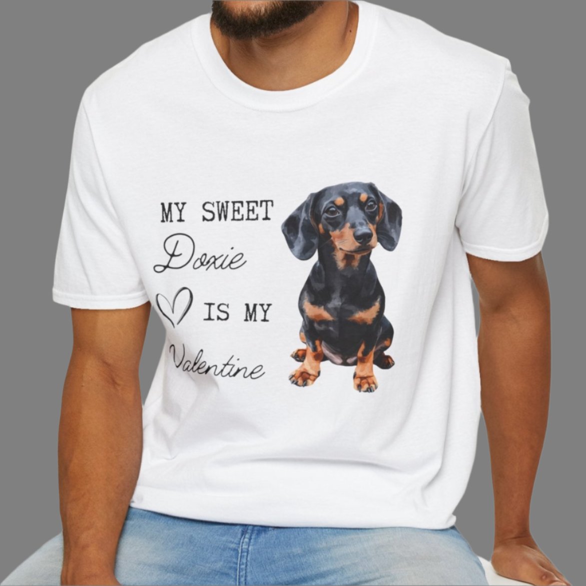 Dachshund - My Sweet Dachshund is My Valentine - T-shirt