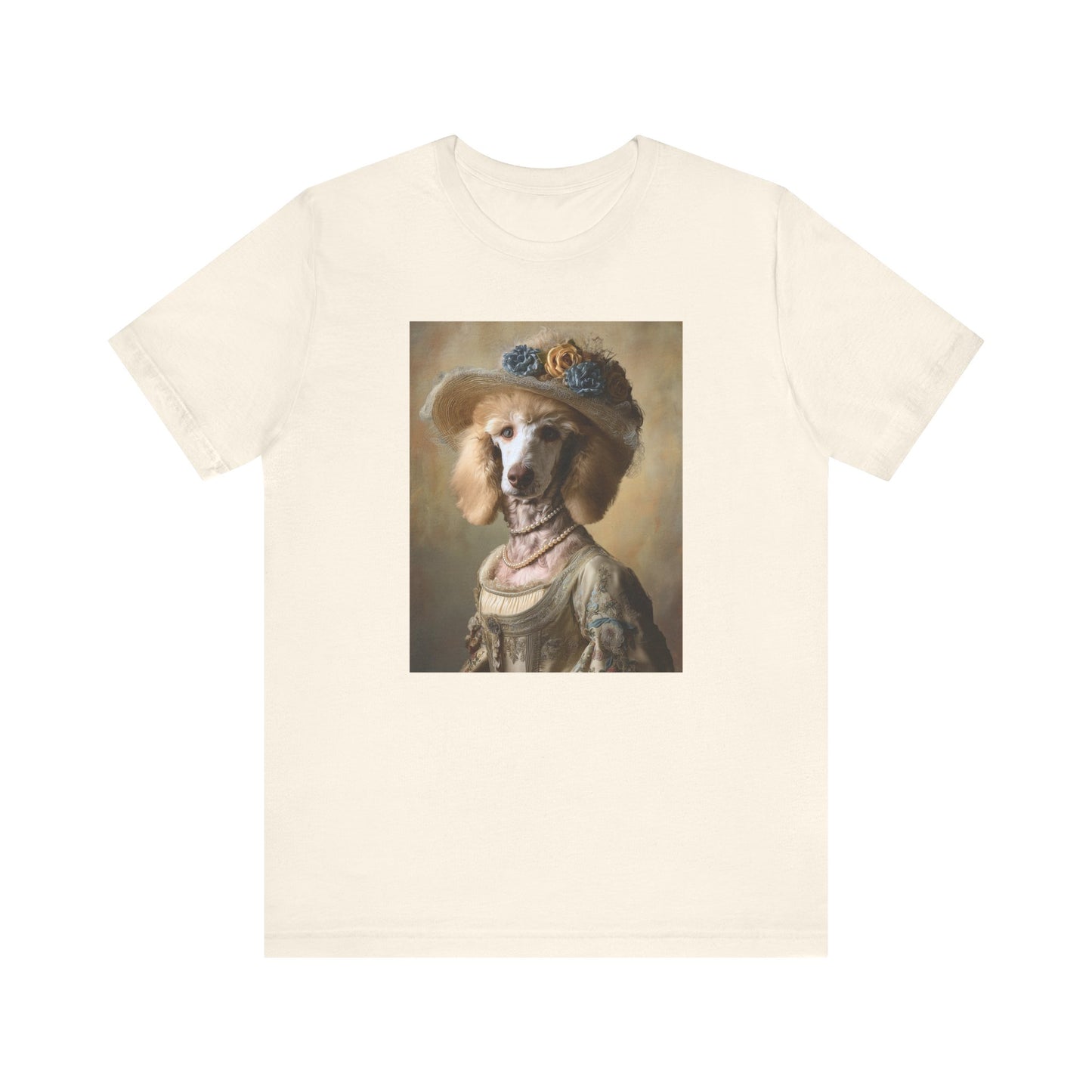 Royal Poodle Portrait Tee – Funny Dog Lover Gift – Customizable Shirt