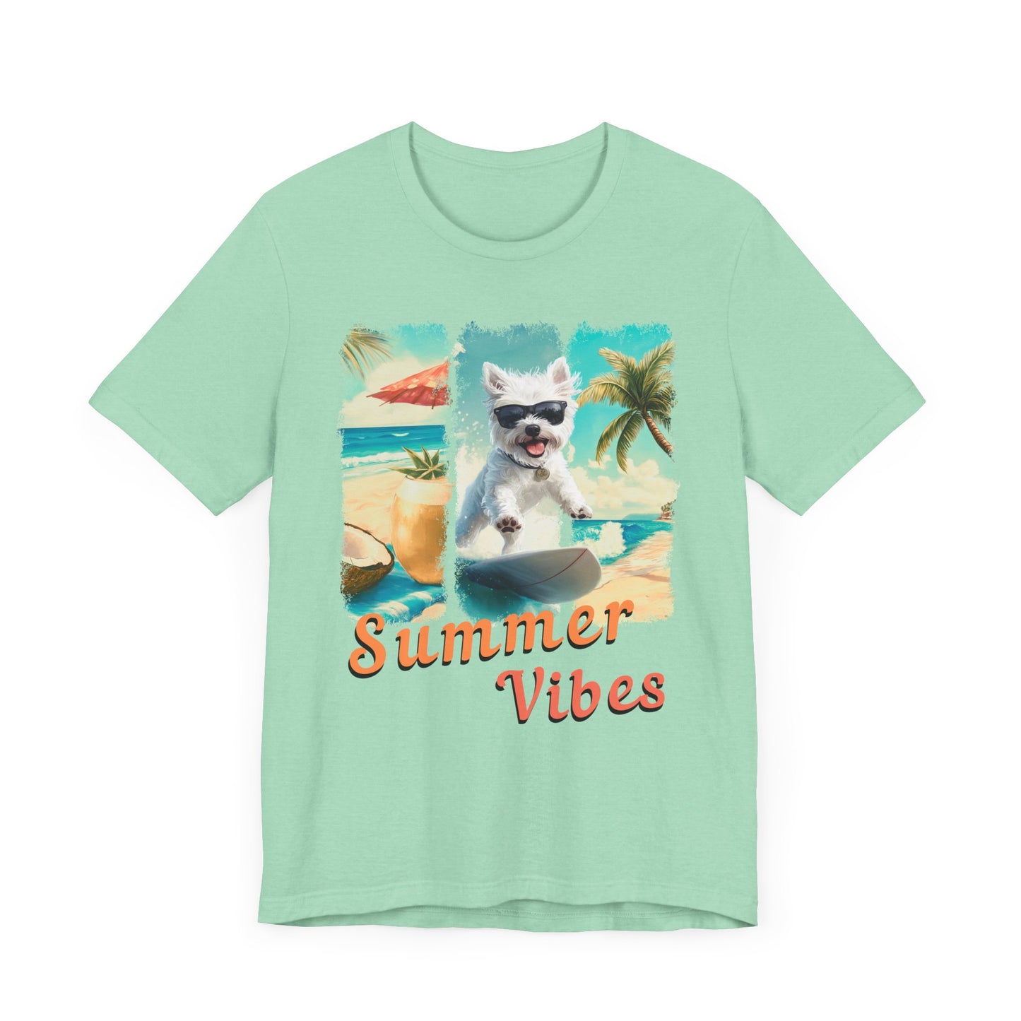 Summer Vibes – Surf Squad – Westie T-Shirt